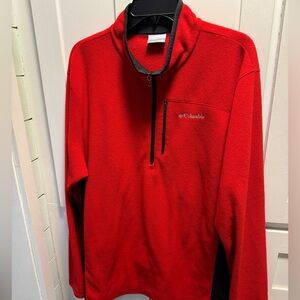 Columbia Vibrant Red Fleece Jacket